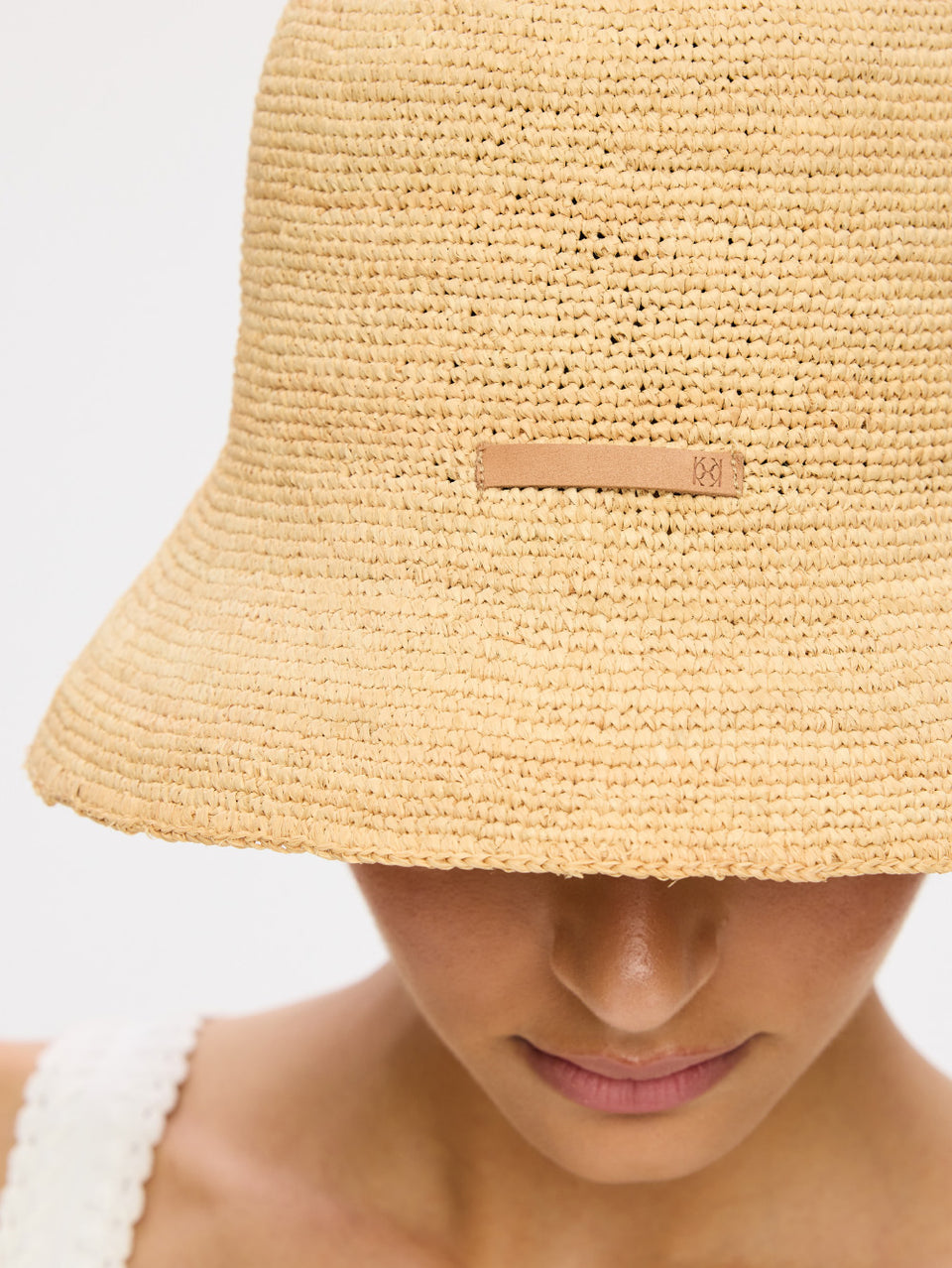 Bobbi Raffia Bucket Hat