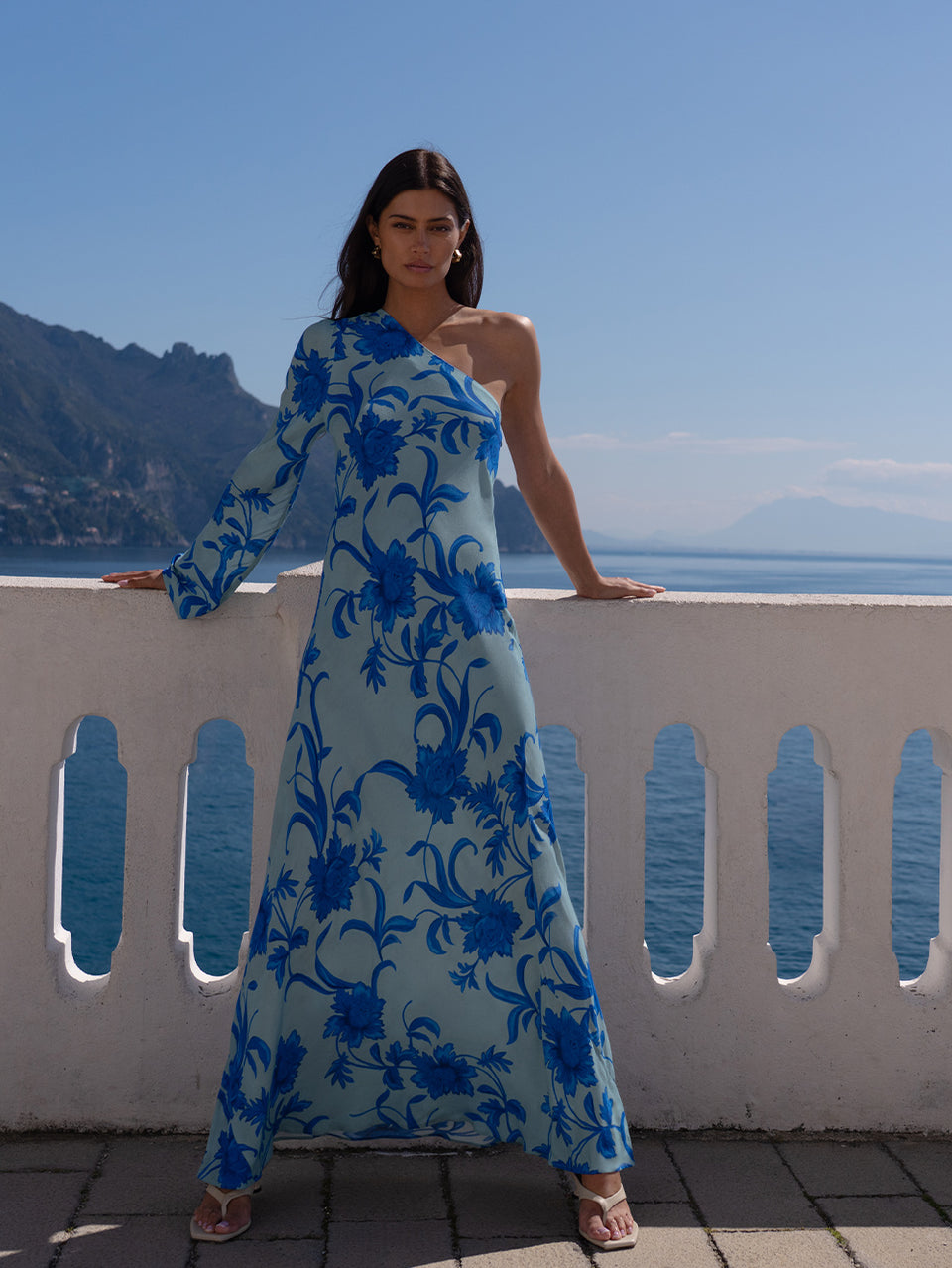 Juniper One Sleeve Maxi Dress