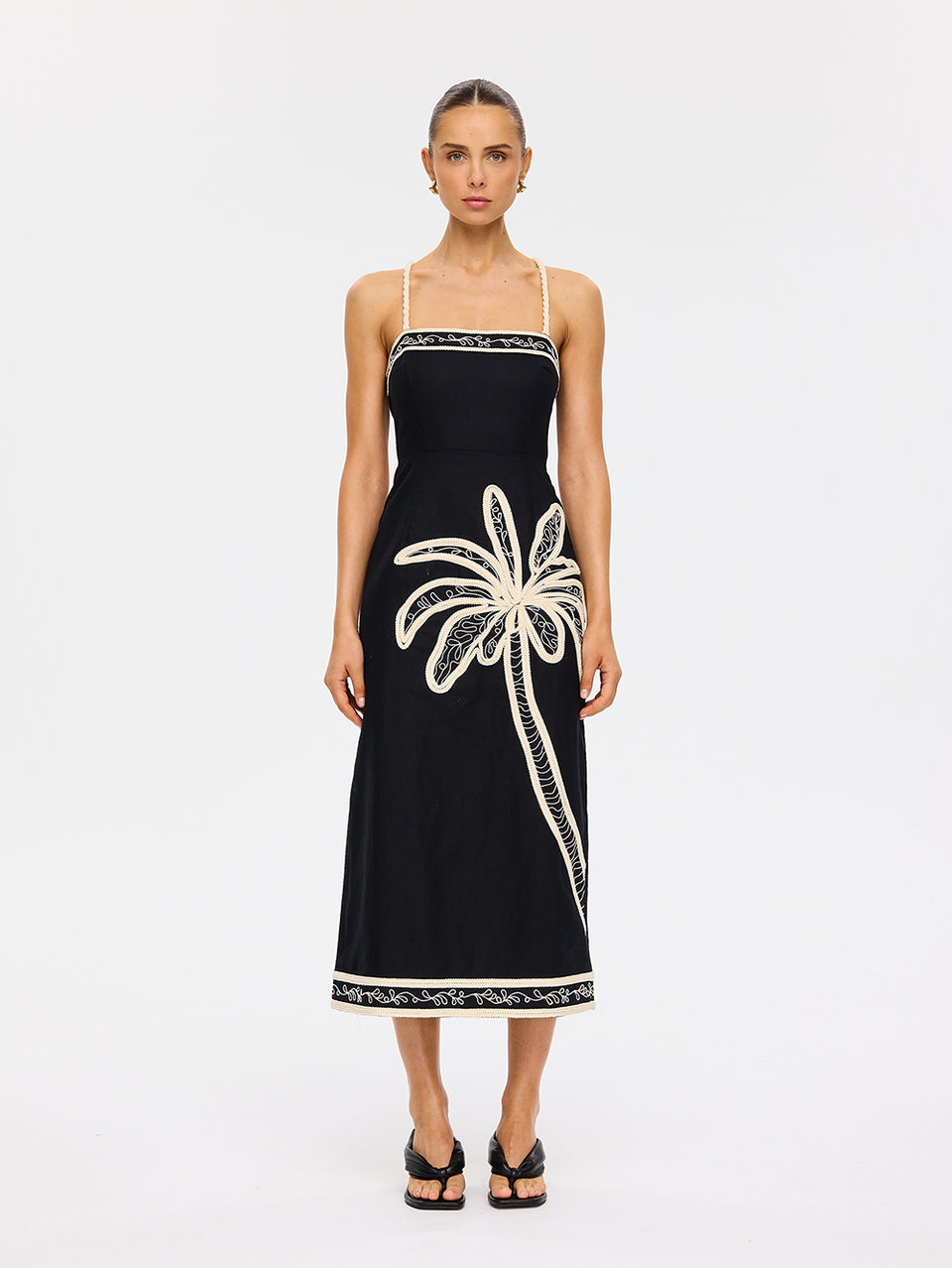 LD395BLK_Zaria-Midi-Dress_Black_1