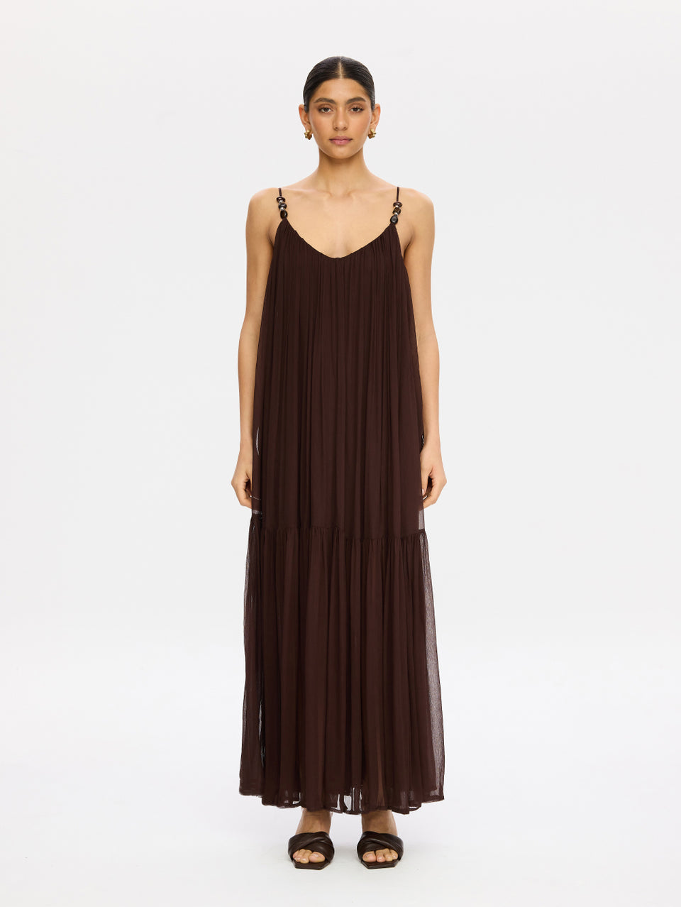Sora Cami Trapeze Maxi Dress