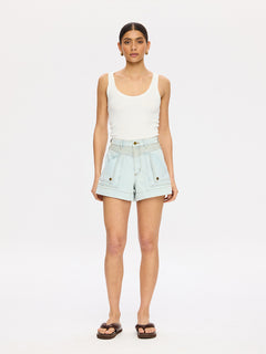 Celene Denim Short - Pale Blue