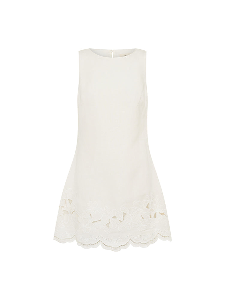 SD393IVO-Zafira-Embroidery-Mini-Dress-Ivory-GHOST