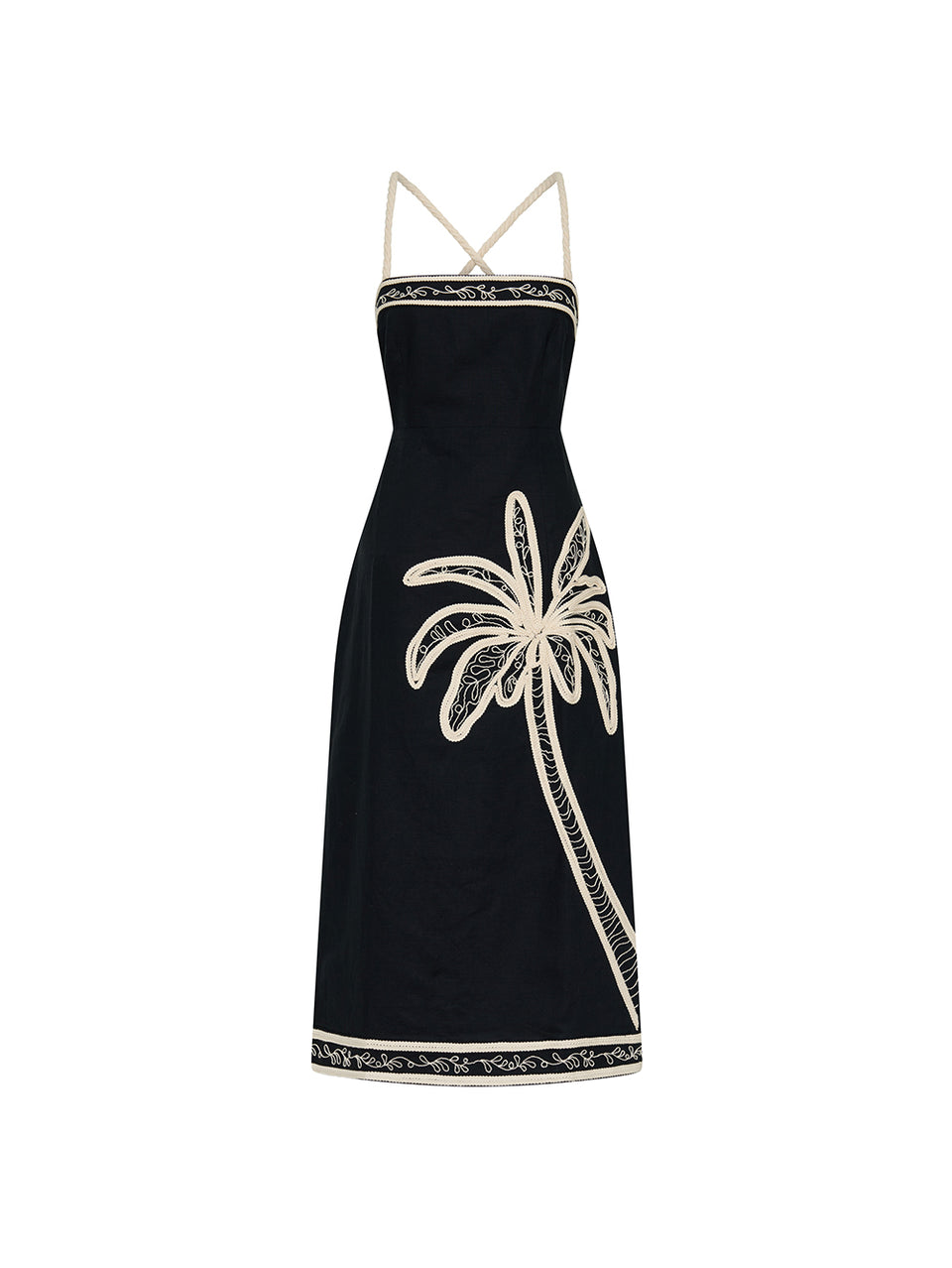 Y82BLK_Zaria-Mini-Dress_Black_GHIST